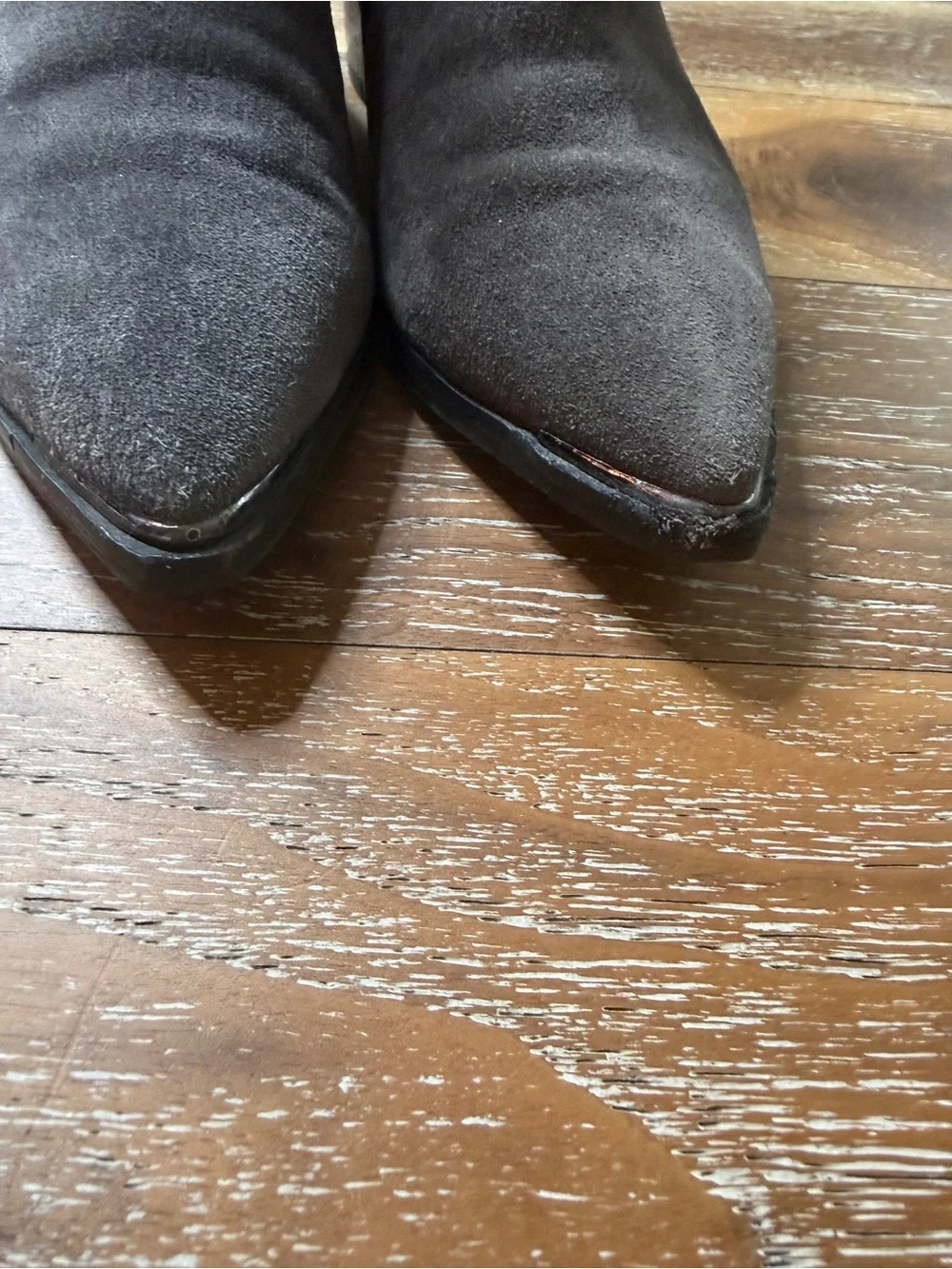 Marc Fisher Gray Suede Yale Chelsea Ankle Boots Booties / Size 6M